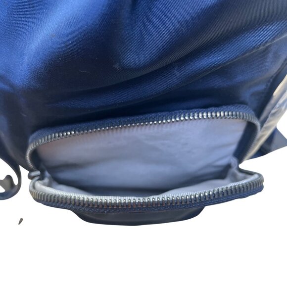 Tumi Women’s Navy Nylon With Multiple Pockets Versatile Stylish Design Backpack - Picture 7 of 15